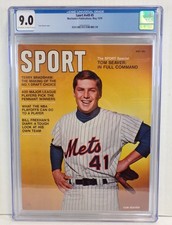 Sport #v49 #5 May 1970 Tom Seaver Cover Terry Bradshaw Inside CGC 9.0 CL60