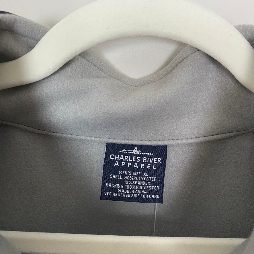 Schindler Elevator Charles River Mens XL Black Soft Shell Jacket Water Resistant