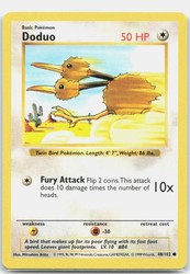 Doduo 48/102 Base Set Shadowless Common