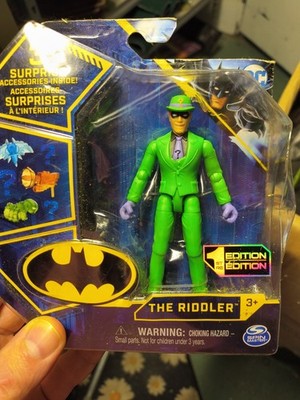 2020 Spin Master - DC Batman - THE RIDDLER 4in Figure (1st Edition)