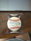 Mickey Mantle and Eddie Mathews Signed Baseball PSA/DNA Authenticated