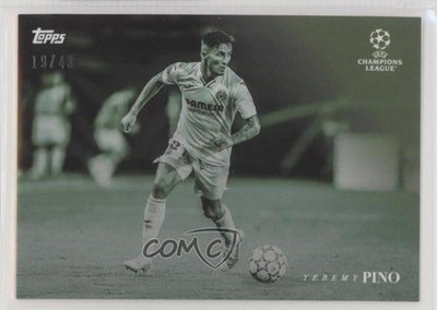 2021 Simplicidad UEFA Champions League Green 19/49 Yeremy Pino #8 Rookie RC 11lu
