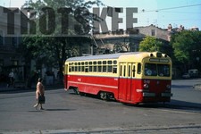 35mm Slide USSR RUSSIA Ukraine Odesa Tram Strassenbahn 941 c1978 Original