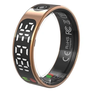 Digital Display Smart Ring Heart Rate Blood Pressure Sleep Monitor Finger Ring