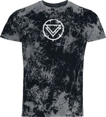 The Ghost Inside T-Shirt Herren Cracked Logo grau Band-Merch, Bands