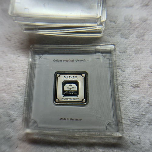 Geiger 20 Gram Silver Bar In Original Assy Mint Condition AG 999