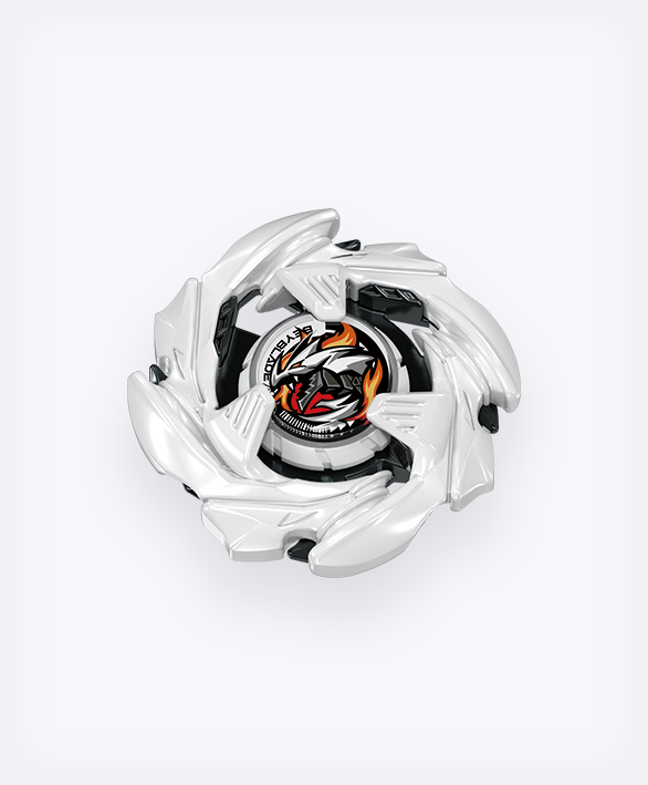 BEYBLADE X BX-00 Starter COBALTDRAGOON 9-60F Metal Coat White J