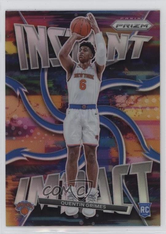2021-22 Panini Prizm Instant Impact Silver Quentin Grimes #21 Rookie RC 09br
