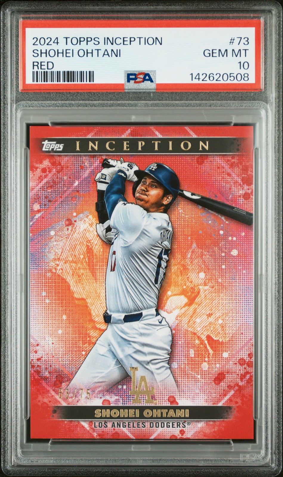 2024 Topps Topps Inception Red #73 Shohei Ohtani front