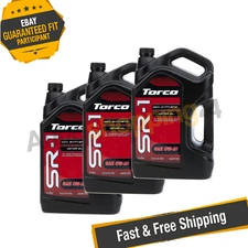 Torco A160020L SR-1 0W20 Synthetic Motor Oil, 5 Liter x 3 Bottles
