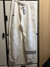 ADIDAS ADICOLOR NEUCLASSICS IX9878 WOMENS SWEATPANTS CREAM AND BLACK SZ LARGE