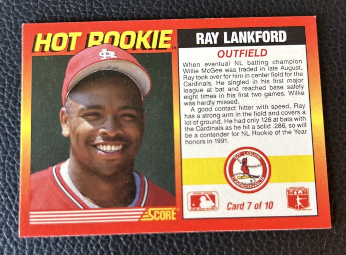 メジャーリーグ　カード　Ray Lankford 1991 Score #7 Ray Lankford Hot Rookie | eBay