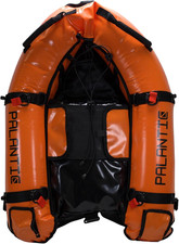 Scuba Diving Inflatable Gangway Float Boat with Dive Flag & Air Pump, Orange