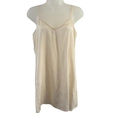 Free People FP One Slip Womens XS White Satin Strap Full Slip Lingerie Cami