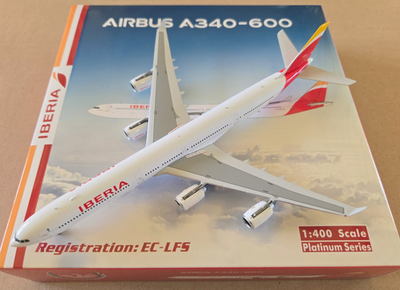 1:400 Phoenix Airbus A340-600 Iberia EC-LFS new livery | eBay