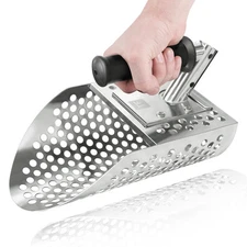 Sand Scoop for Metal Detecting Metal Detector Shovel Stainless Steel Metal