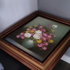 Framed Floral Still Life Painting, Flowers in Vase, Single Piece Wall Art — photo 3