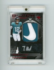 2025 Panini Black Travis Hunter Rookie Nike Swoosh Patch Auto RPA /20 (D)