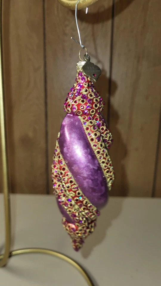 INCREÍBLE ADORNO DE NAVIDAD JAY STRONGWATER SAN PETERSBURGO CARÁMBANO Foto 2 de 3