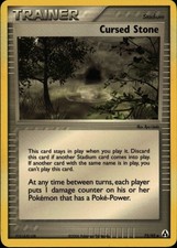 Cursed Stone Uncommon EX Legend Maker 72/92 Stadium Pokemon Card