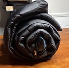 Precise Textiles Camping Sleeping Bag - Black & Teal (35" x 84") — photo 6