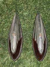 1950s Guide Gm Torpedo Chrome Fender Ornaments - Matched Pair