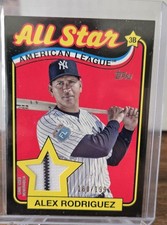 2024 Topps, Alex Rodriguez, All Star Baseball Relic, Black Parallel, Serial #...