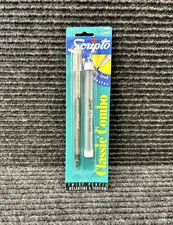 VTG Scripto Classic Combo Twist Mechanical Pencil w/ Refill 02319 Grey NOS 1997