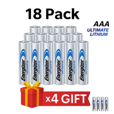 Energizer Ultimate Lithium AAA Batteries 18 Pack + FREE New bulk OEM| 24hr ship!