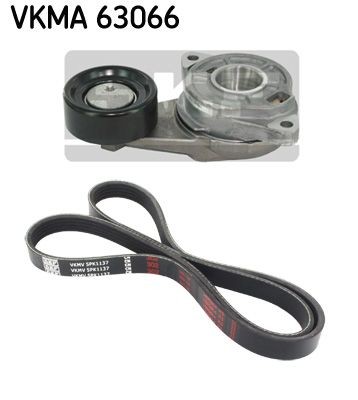 SKF-OE VKMA 63066 V-Ribbed Belt Set for HONDA - Image 3