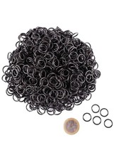 3kg Kettenringe Paket unvernietet verzinkt oder br&uuml;niert 9mm ID Kettehemd DIY