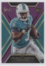 2014 Panini Select Rookies Purple Prizm /25 Orleans Darkwa #136 2u3