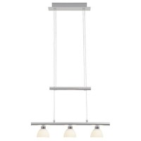 Brilliant Lampe Tonja Led Pendelleuchte 3Flg Chrom/Weiß | 3X 5W Led Integriert (