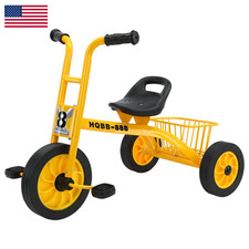 Triciclo para niños Wogdks para niños de 3 a 8 años triciclo asiento ajustable cesta de almacenamiento