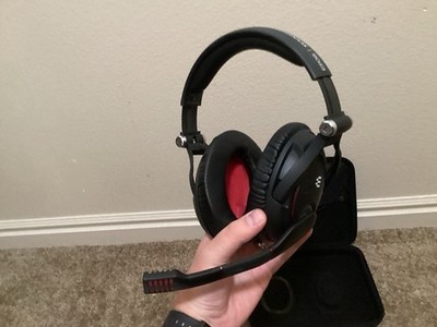 Sennheiser Epos Game Zero PC Over-Ear Wired Headset Boom Mic Black/Red