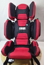 Open Box Hifold-Adjustable Kids High Back Booster Car Seat with Strap Racing Red