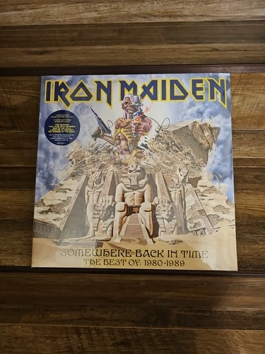 LP IRON MAIDEN Somewhere Back In Time Best of 1980-89 (2LP PIC) NEW MINT SEALED