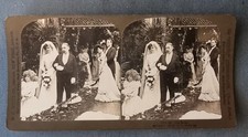 Vintage Stereoscope Card The Bride