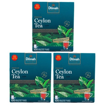 100Count Pure Ceylon Tea Bags  Premium Quality 3 Pack