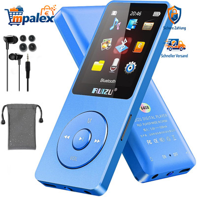 MP3 Player 64GB Bluetooth 5.3 1.8 Zoll Bildschirm 80