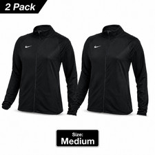 Nike Women Black Epic Knit Full Zip Training Jacket Medium New Pack Of 2,4