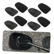 8PCS Motorcycle Kickstand Pad Non-Slip,Durable Motorcycle Kickstand Plate for
