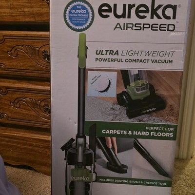 Eureka Airspeed Upright Vacuum, Bagless Ultra Lightweight Compact, Green/Black