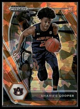 2021 Panini Prizm Draft Picks #26 Sharife Cooper Orange Ice