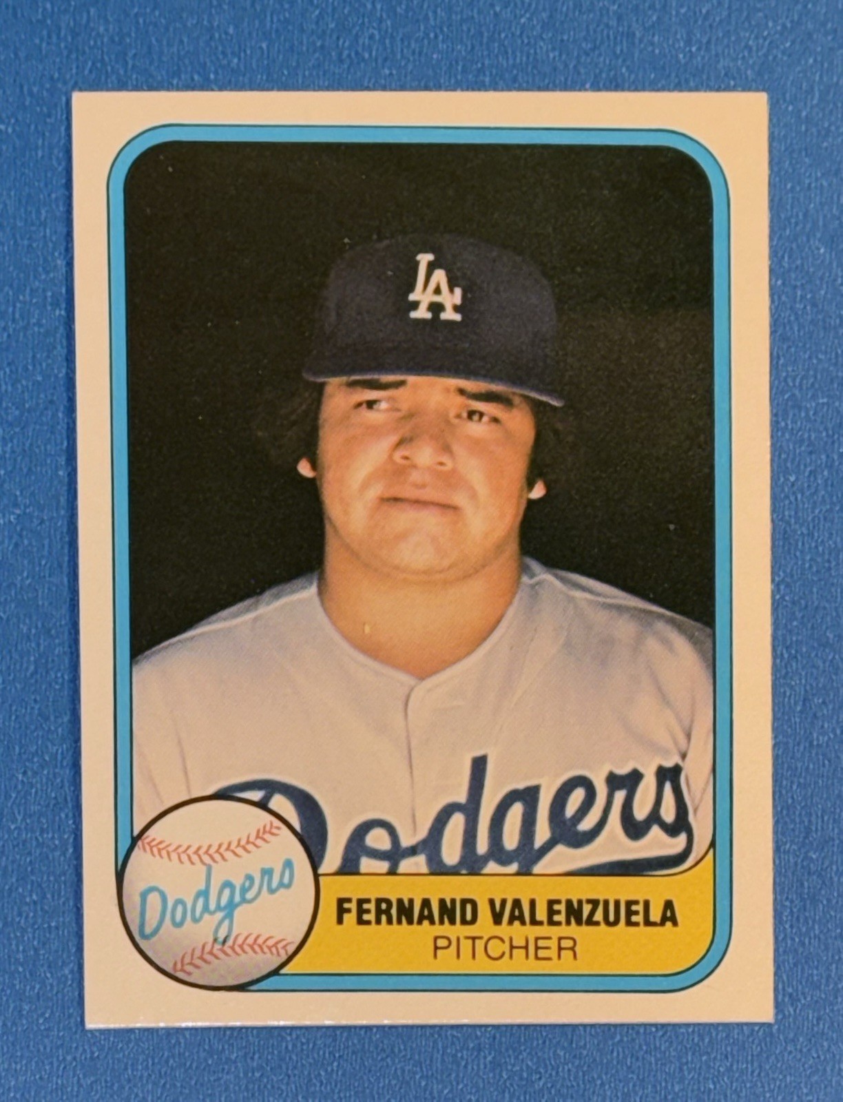 1981 Fleer Fernando Valenzuela Rookie Card RC #140 Los Angeles Dodgers NM-MINT