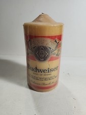 Vintage Anheuser Busch Budweiser Never Lit Candle