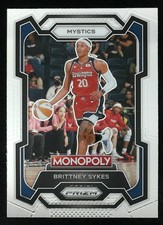 2024 Panini Prizm Monopoly WNBA Brittney Sykes #38 BASKETBALL Washington Mystics