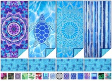 Microfiber Beach Towel Extra Large 71x32 inches 4 Pack Bulk