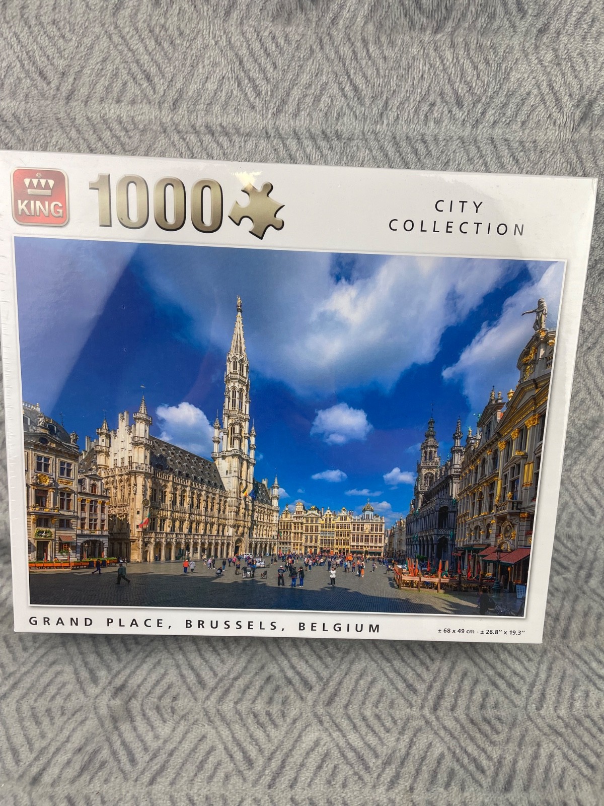 Puzzle 1000 Pièces de la Grand Place de Bruxelles de KING Idée Cadeau Culturel pour Adulte