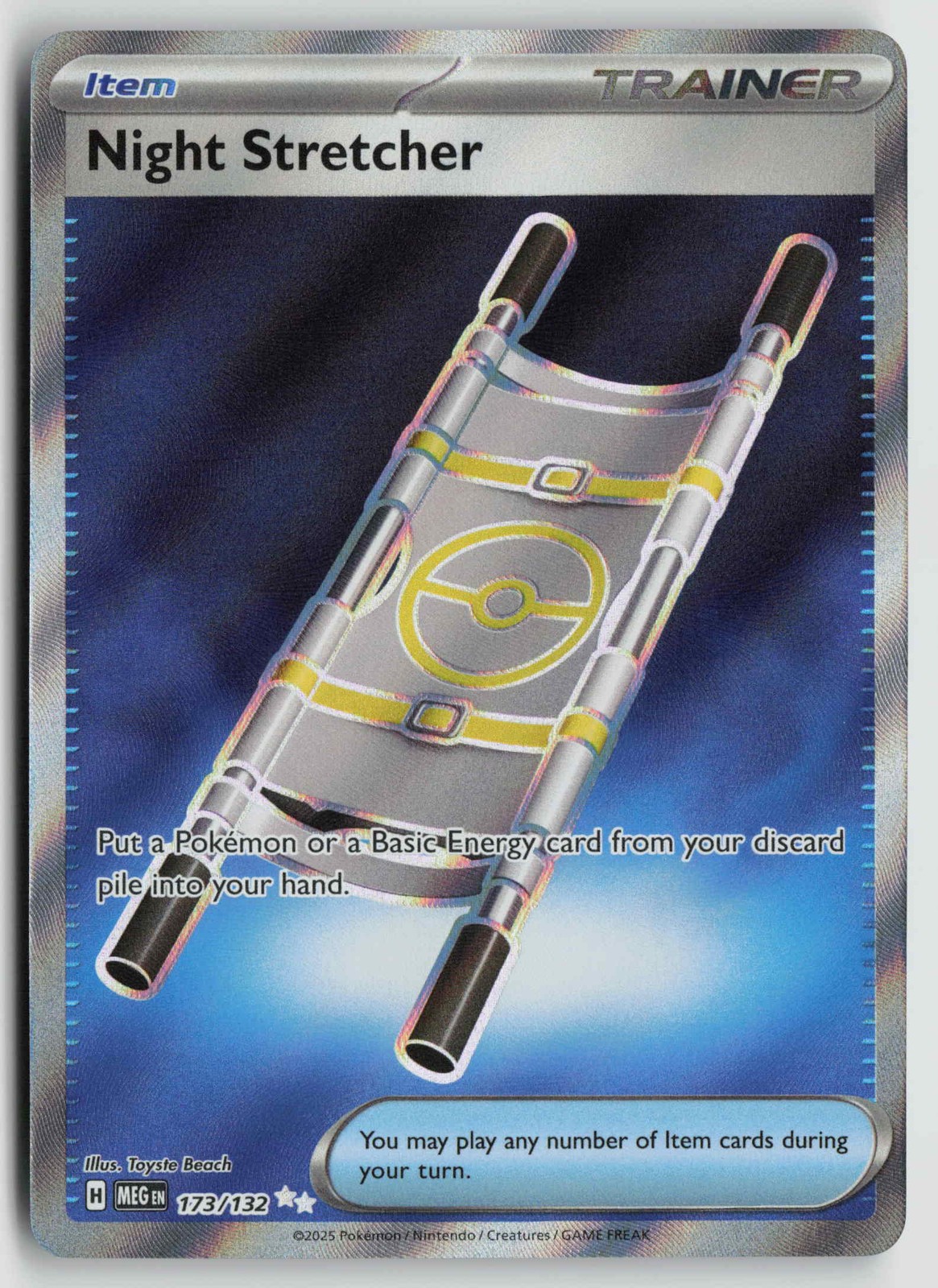 Night Stretcher Ultra Rare ME01: Mega Evolution 173/132 LP